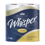 TLGOLD 3PLY WHISPER TOILET ROLL 170 SHEET (40)
