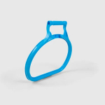 1X1 BLUE POLYPTOPYLENE BAG HOOP