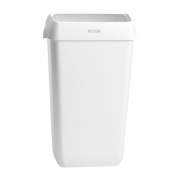 91899  x 2 KATRIN WHITE WASTE BIN 25 LITRE