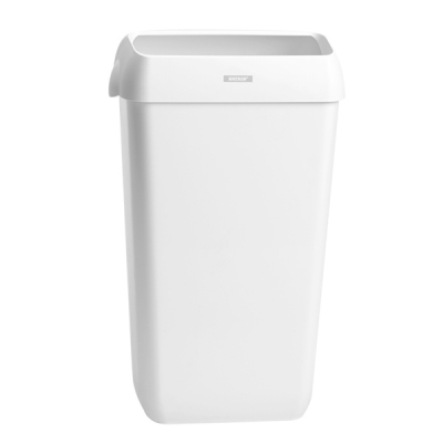 91899  x 2 KATRIN WHITE WASTE BIN 25 LITRE