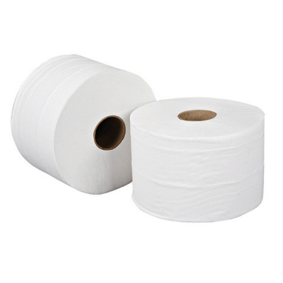 RTW200 1PLY WHITE EMBOSSED ROLL TOWEL (6) 200M