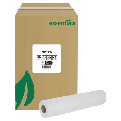 H2W240 2PLY WHITE HYGIENE ROLL (18) 40m x 250mm
