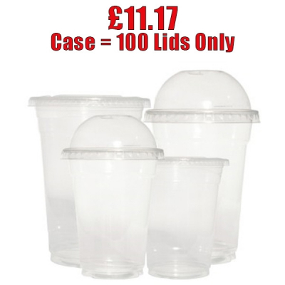 SI]9oz CLEAR DOMED LIDS (1000) pet 78mm